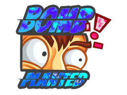 Sticker Bomb Planted (Holo) - Preço e onde comprar no CS2