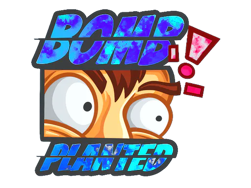 Sticker Bomb Planted (Holo) - Preço e onde comprar no CS2