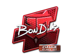 Sticker bondik (Foil) | Atlanta 2017 - Preço e onde comprar no CS2
