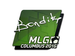 Sticker bondik | MLG Columbus 2016 - Preço e onde comprar no CS2