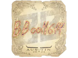 Sticker Boombl4 | Austin 2025 - Preço e onde comprar no CS2