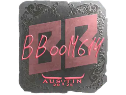 Sticker Boombl4 (Foil) | Austin 2025 - Preço e onde comprar no CS2