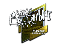 Sticker Boombl4 (Foil) | Boston 2018 - Preço e onde comprar no CS2