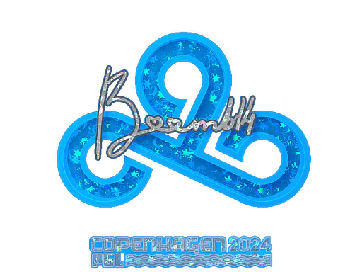Sticker Boombl4 (Glitter) | Copenhagen 2024 - Preço e onde comprar no CS2