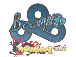 Sticker Boombl4 (Glitter) | Shanghai 2024 - Preço e onde comprar no CS2