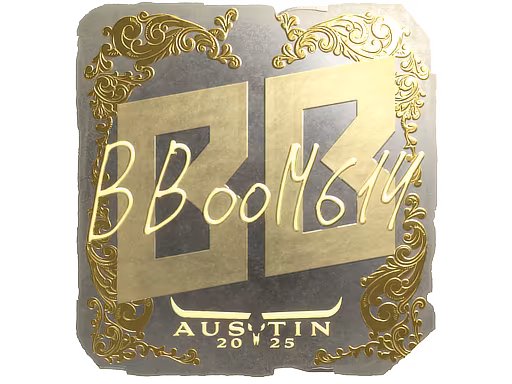 Sticker Boombl4 (Gold) | Austin 2025 - Preço e onde comprar no CS2