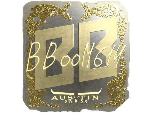 Sticker Boombl4 (Gold) | Austin 2025 - Preço e onde comprar no CS2