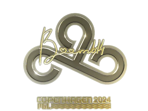 Sticker Boombl4 (Gold) | Copenhagen 2024 - Preço e onde comprar no CS2