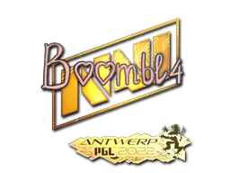 Sticker Boombl4 (Holo) | Antwerp 2022 - Preço e onde comprar no CS2