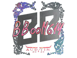 Sticker Boombl4 (Holo) | Austin 2025 - Preço e onde comprar no CS2