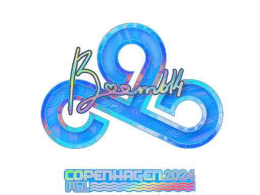 Sticker Boombl4 (Holo) | Copenhagen 2024 - Preço e onde comprar no CS2