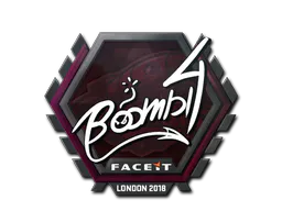 Sticker Boombl4 | London 2018 - Preço e onde comprar no CS2