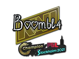Sticker Boombl4 | Stockholm 2021 - Preço e onde comprar no CS2