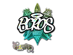 Sticker BOROS (Glitter) | Paris 2023 - Preço e onde comprar no CS2