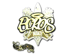 Sticker BOROS (Gold) | Paris 2023 - Preço e onde comprar no CS2
