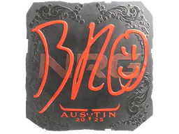 Sticker br0 (Foil) | Austin 2025 - Preço e onde comprar no CS2