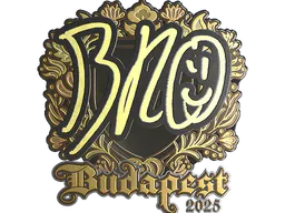 Sticker br0 (Gold) | Budapest 2025 - Preço e onde comprar no CS2
