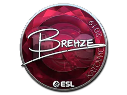 Sticker Brehze (Foil) | Katowice 2019 - Preço e onde comprar no CS2