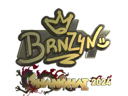 Sticker brnz4n (Gold) | Shanghai 2024 - Preço e onde comprar no CS2