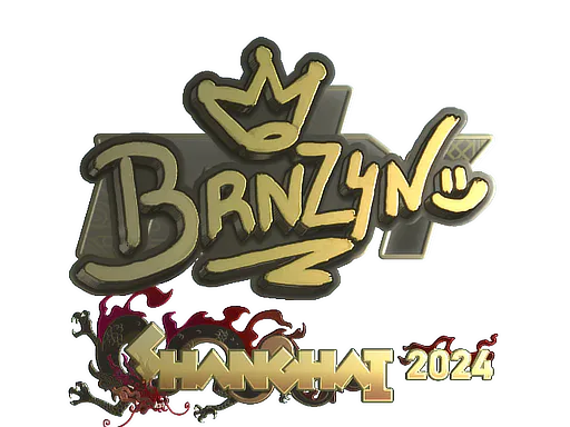 Sticker brnz4n (Gold) | Shanghai 2024 - Preço e onde comprar no CS2