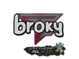 Sticker broky | Antwerp 2022 - Preço e onde comprar no CS2