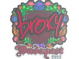 Sticker broky (Embroidered) | Budapest 2025 - Preço e onde comprar no CS2