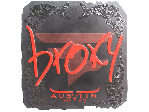 Sticker broky (Foil) | Austin 2025 - Preço e onde comprar no CS2