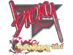 Sticker broky (Glitter) | Shanghai 2024 - Preço e onde comprar no CS2