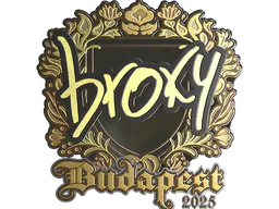 Sticker broky (Gold) | Budapest 2025 - Preço e onde comprar no CS2