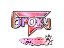Sticker broky (Holo) | Antwerp 2022 - Preço e onde comprar no CS2