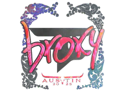 Sticker broky (Holo) | Austin 2025 - Preço e onde comprar no CS2