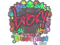 Sticker broky (Holo) | Budapest 2025 - Preço e onde comprar no CS2