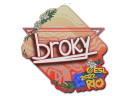 Sticker broky | Rio 2022 - Preço e onde comprar no CS2