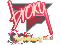 Sticker broky | Shanghai 2024 - Preço e onde comprar no CS2