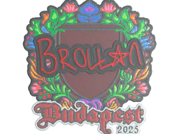 Sticker Brollan (Embroidered) | Budapest 2025 - Preço e onde comprar no CS2