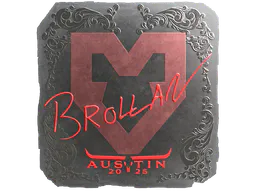 Sticker Brollan (Foil) | Austin 2025 - Preço e onde comprar no CS2