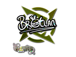 Sticker Brollan (Glitter) | Paris 2023 - Preço e onde comprar no CS2