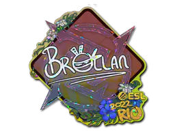Sticker Brollan (Glitter) | Rio 2022 - Preço e onde comprar no CS2