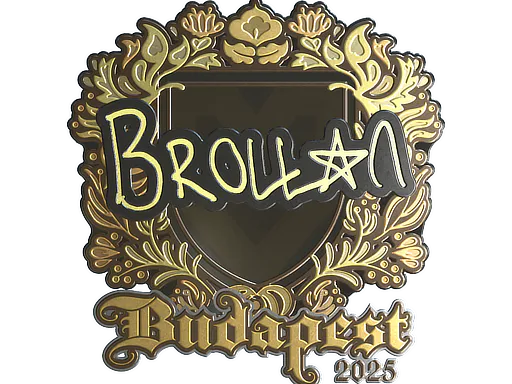 Sticker Brollan (Gold) | Budapest 2025 - Preço e onde comprar no CS2