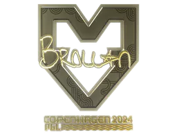 Sticker Brollan (Gold) | Copenhagen 2024 - Preço e onde comprar no CS2