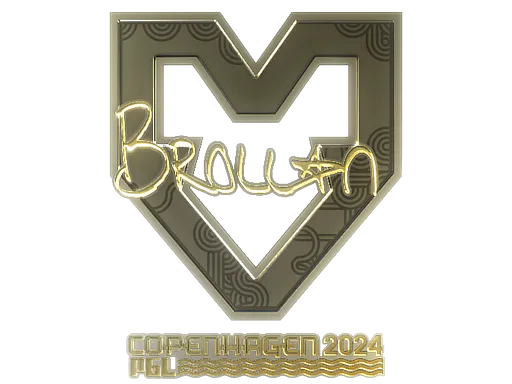 Sticker Brollan (Gold) | Copenhagen 2024 - Preço e onde comprar no CS2