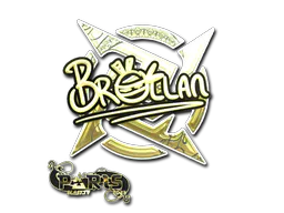 Sticker Brollan (Gold) | Paris 2023 - Preço e onde comprar no CS2