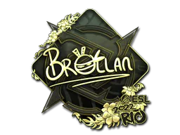 Sticker Brollan (Gold) | Rio 2022 - Preço e onde comprar no CS2