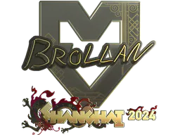 Sticker Brollan (Gold) | Shanghai 2024 - Preço e onde comprar no CS2
