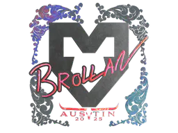 Sticker Brollan (Holo) | Austin 2025 - Preço e onde comprar no CS2
