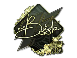 Sticker BUDA (Gold) | Rio 2022 - Preço e onde comprar no CS2