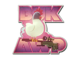 Sticker BukAWP - Preço e onde comprar no CS2