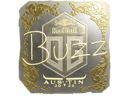 Sticker Buzz (Gold) | Austin 2025 - Preço e onde comprar no CS2