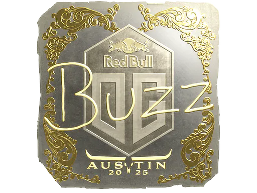 Sticker Buzz (Gold) | Austin 2025 - Preço e onde comprar no CS2