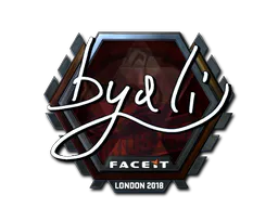 Sticker byali (Foil) | London 2018 - Preço e onde comprar no CS2